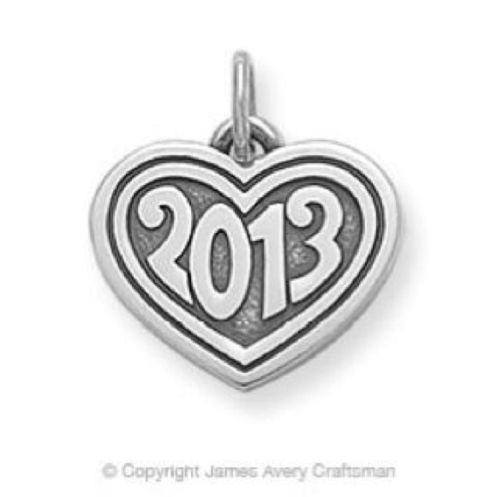 ISO James Avery 2013 Heart Charm